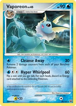 Pokemon Majestic Dawn Vaporeon - 34