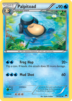 Pokemon BREAKpoint Palpitoad - 34