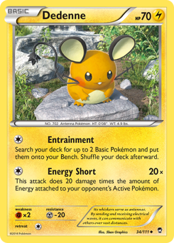 Pokemon Furious Fists Dedenne - 34