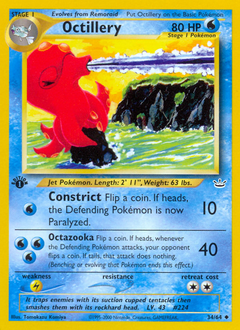 Pokemon Neo Revelation Octillery - 34