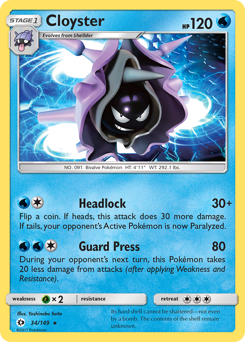Pokemon Sun & Moon Cloyster - 34