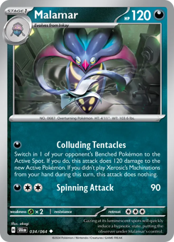 Pokemon Shrouded Fable Malamar - 34