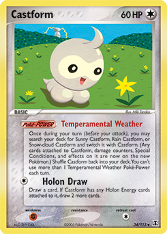 Pokemon Delta Species Castform - 34