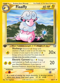 Pokemon Neo Genesis Flaaffy - 34