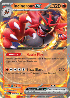 Pokemon Temporal Forces Incineroar ex - 34