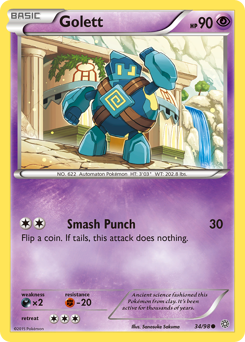 Pokemon Ancient Origins Golett - 34