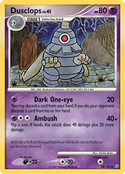 Pokemon Stormfront Dusclops - 34