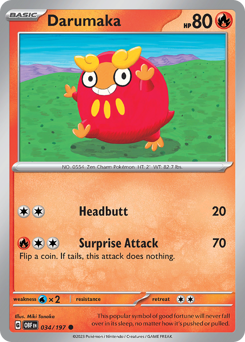 Pokemon Obsidian Flames Darumaka - 34
