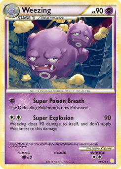 Pokemon HeartGold & SoulSilver Weezing - 34
