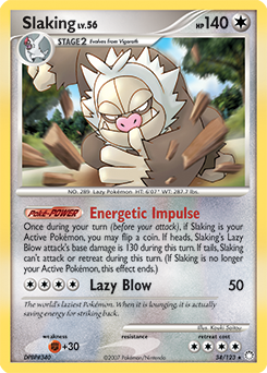 Pokemon Mysterious Treasures Slaking - 34