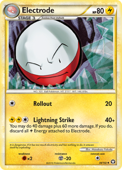 Pokemon HS—Triumphant Electrode - 34