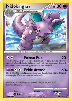 Pokemon Secret Wonders Nidoking - 34