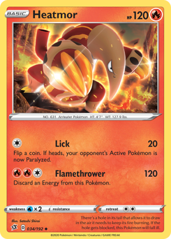Pokemon Rebel Clash Heatmor - 34
