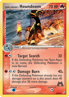 Pokemon Team Magma vs Team Aqua Team Magma's Houndoom - 34