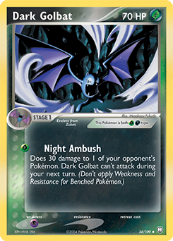 Pokemon Team Rocket Returns Dark Golbat - 34