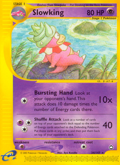 Pokemon Aquapolis Slowking - 34