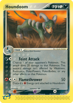 Pokemon Dragon Houndoom - 34