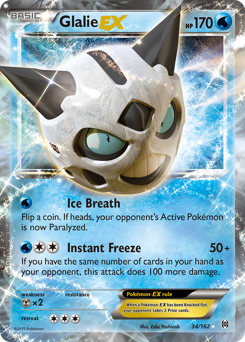 Pokemon BREAKthrough Glalie-EX - 34