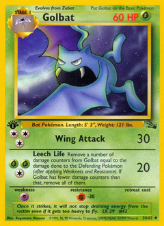 Pokemon Fossil Golbat - 34