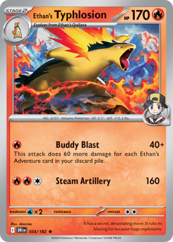 Pokemon Destined Rivals Ethan's Typhlosion - 34