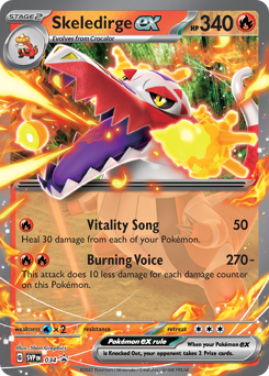 Pokemon Scarlet & Violet Black Star Promos Skeledirge ex - 34