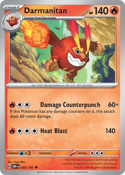 Pokemon Obsidian Flames Darmanitan - 35