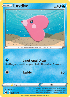 Pokemon Crown Zenith Luvdisc - 35