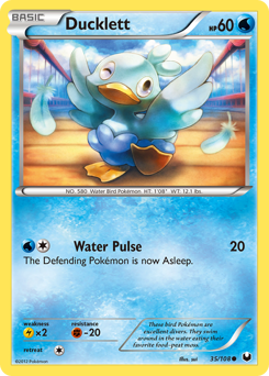 Pokemon Dark Explorers Ducklett - 35