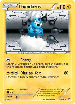 Pokemon Emerging Powers Thundurus - 35