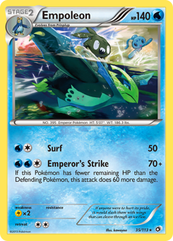 Pokemon Legendary Treasures Empoleon - 35