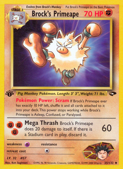 Pokemon Gym Challenge Brock's Primeape - 35