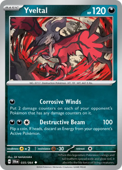 Pokemon Shrouded Fable Yveltal - 35