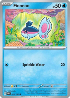 Pokemon Stellar Crown Finneon - 35