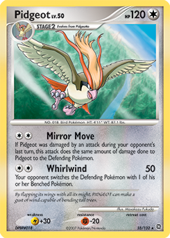Pokemon Secret Wonders Pidgeot - 35