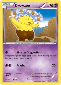 Pokemon Furious Fists Drowzee - 35