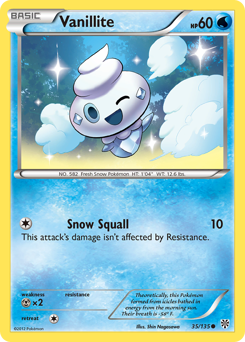 Pokemon Plasma Storm Vanillite - 35
