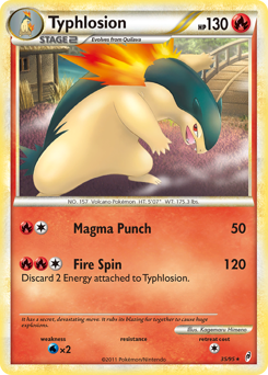 Pokemon Call of Legends Typhlosion - 35