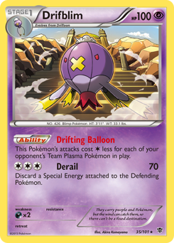 Pokemon Plasma Blast Drifblim - 35