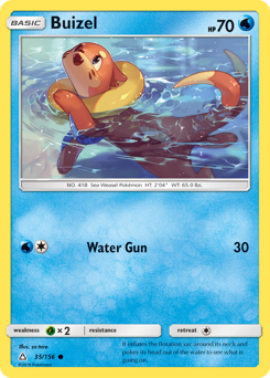 Pokemon Ultra Prism Buizel - 35
