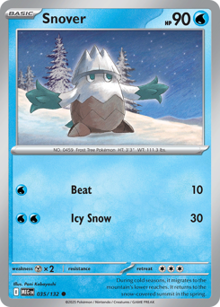 Pokemon Mega Evolution Snover - 35