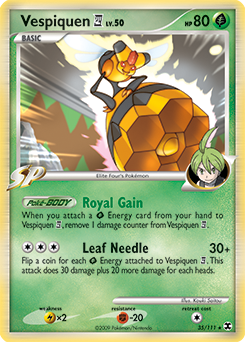 Pokemon Rising Rivals Vespiquen E4 - 35
