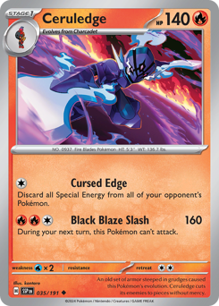 Pokemon Surging Sparks Ceruledge - 35