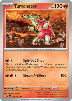 Pokemon Temporal Forces Turtonator - 35