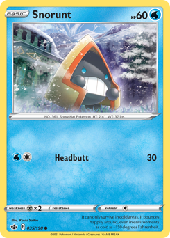Pokemon Chilling Reign Snorunt - 35