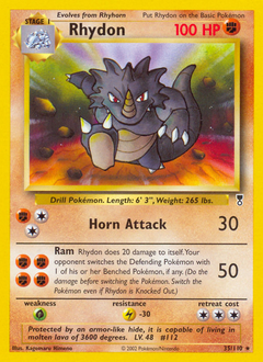 Pokemon Legendary Collection Rhydon - 35