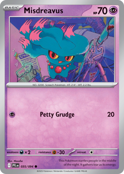 Pokemon Phantasmal Flames Misdreavus - 35