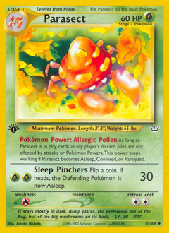 Pokemon Neo Revelation Parasect - 35