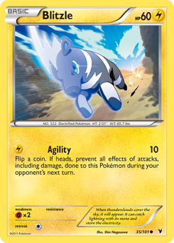 Pokemon Noble Victories Blitzle - 35