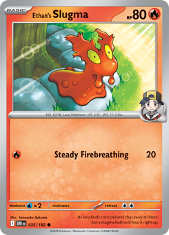 Pokemon Destined Rivals Ethan's Slugma - 35