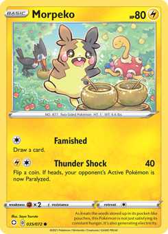 Pokemon Shining Fates Morpeko - 35